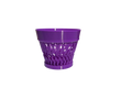 Orchid Pot Purple 4" / 5.5" / 7" | Lattice Design | UV-Resistant | Exclusively Amy's