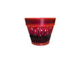 Orchid Pot Red and Black Gradient 4" / 5.5" / 7" | Lattice Design | UV-Resistant | Exclusively Amy's