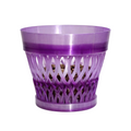 Orchid Pot Purple and White Gradient 4" / 5.5" / 7" | Lattice Design | UV-Resistant | Exclusively Amy's