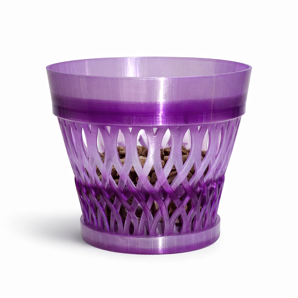 Exclusively Amy's Orchid Pots – 4", 5.5" & 7" | 16 Colors | Biologist-Designed Lattice Pot