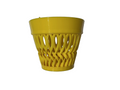 Orchid Pot Yellow 4" / 5.5" / 7" | Lattice Design | UV-Resistant | Exclusively Amy's