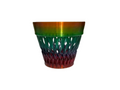 Orchid Pot Translucent Rainbow 4" / 5.5" / 7" | Lattice Design | UV-Resistant | Exclusively Amy's